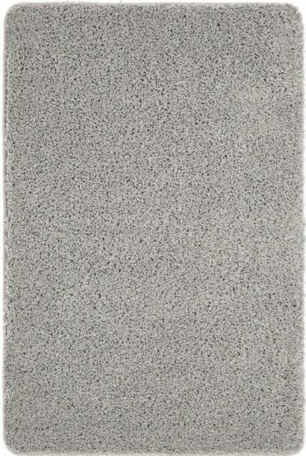 Rackhams Washable Ghost Grey Shaggy Rug - 140X200 cm - image 1
