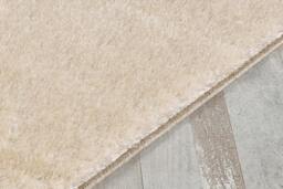 Rackhams Polyester Shaggy Rug - Light Beige - 80cm x 150cm (2.6ft x 5ft) - thumbnail 3