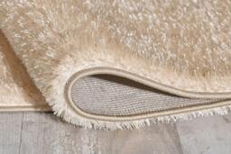Rackhams Polyester Shaggy Rug - Light Beige - 80cm x 150cm (2.6ft x 5ft) - thumbnail 4