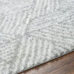 Rackhams Cloudy Shag-Geometric Beige Grey Soft Plush Pile Rug - 200 x 275 cm - thumbnail 5