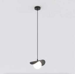 Rackhams RITUAL Pendant lamp 1 x G9 Black with White Shade - thumbnail 1