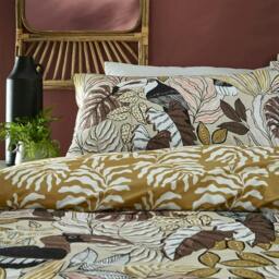 Rackhams Tocorico Toucan Duvet Cover Set - Natural - Double - Natural - 50% Polyester/50% Cotton - thumbnail 2