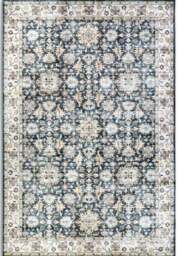 Rackhams Shortpile Rug Blue & Cream Saveh – Oriental Design - 120X160 cm