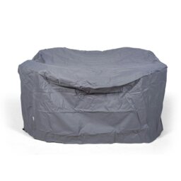 Rackhams Round 4 Seater Garden Table & Chairs Set Cover - 1 - Grey - thumbnail 1