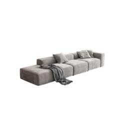 Rackhams Yetta Three Seater, Four Seater Sofa, Corner Sofa, Grey Velvet - Others ( Contact Us ) - Three Seater 305cm - thumbnail 4