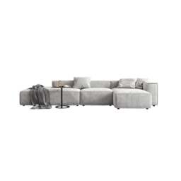 Rackhams Yetta Three Seater, Four Seater Sofa, Corner Sofa, Grey Velvet - Others ( Contact Us ) - Three Seater 305cm - thumbnail 6