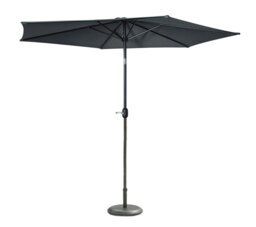 Rackhams 2.7m Round Garden Parasol - Ivory - thumbnail 4