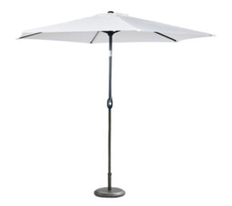 Rackhams 2.7m Round Garden Parasol - Ivory