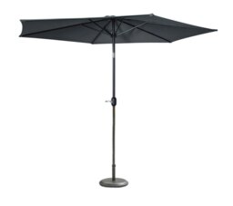 Rackhams 2.7m Round Garden Parasol - Ivory - thumbnail 3