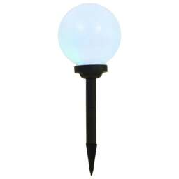 Rackhams Outdoor Solar Lamps 6 pcs LED Spherical 20 cm RGB - thumbnail 3