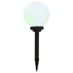 Rackhams Outdoor Solar Lamps 6 pcs LED Spherical 20 cm RGB - thumbnail 4