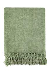 Rackhams Darcy Tassel Meadow Green Throw - 50x60 - thumbnail 1