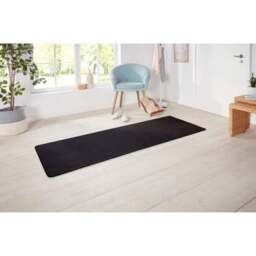 Rackhams Plain Design Black Rug - 200X300 cm - thumbnail 5