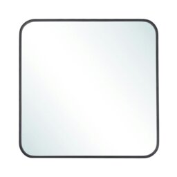 Rackhams Modern Square Wall Mirror with Aluminum Alloy Frame - thumbnail 2