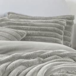 Rackhams Big Cord Teddy Silver Duvet Cover Set - Super King - thumbnail 4