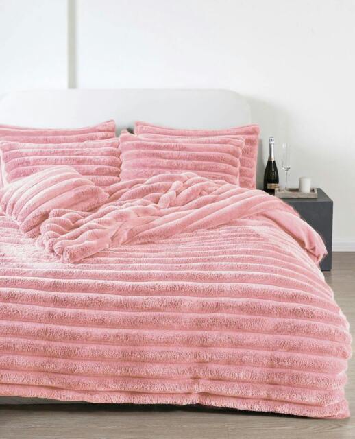 Rackhams Big Cord Teddy Blush Duvet Cover Set - Super King - image 1