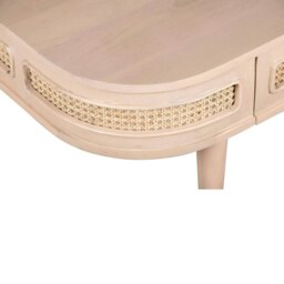 Rackhams Carlester Cane And Wood 1 Drawer Coffee Table - thumbnail 5