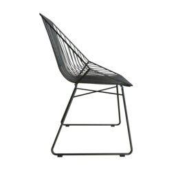 Rackhams Ellis Accent Dining Chair Black - thumbnail 3