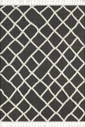 Rackhams Scandi Indoor Rug Anthracite & White - 80X250 cm