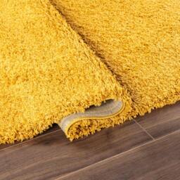 Rackhams Shaggy Rug - Ochre - 120cm x 170cm (4ft x 5.5ft) - thumbnail 4