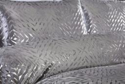 Rackhams Bellagio Duvet Cover Set - Silver - King - thumbnail 2