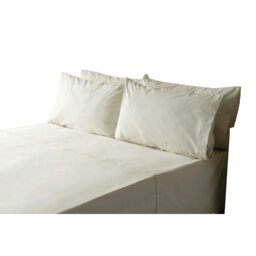 Rackhams Cotton Peracle Plain Pillowcase - Ivory - 76cm x 51cm - Ivory - 100% Cotton - thumbnail 3