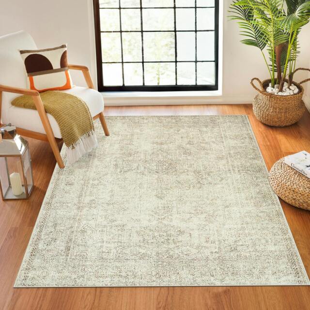 Rackhams Becki Owens Margot-Vintage Blue Pink Green Traditional Boho Rug - 200 x 275 cm - image 1