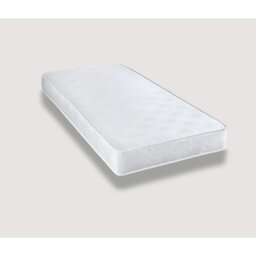 Rackhams Daisy Dual-Sided Sprung Mattress - 18cm Deep Breathable Damask Fabric - White - 1 - 3ft Single Mattress (90cm x 190cm) - thumbnail 5