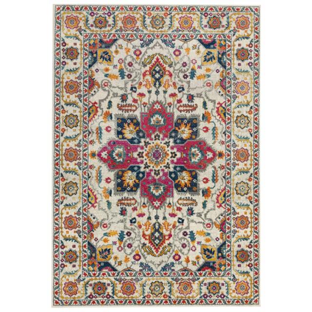 Rackhams Nova NV24 Persian White Multi Rug - 120x170cm - image 1