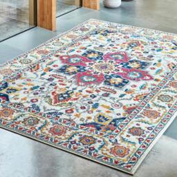 Rackhams Nova NV24 Persian White Multi Rug - 120x170cm - thumbnail 2