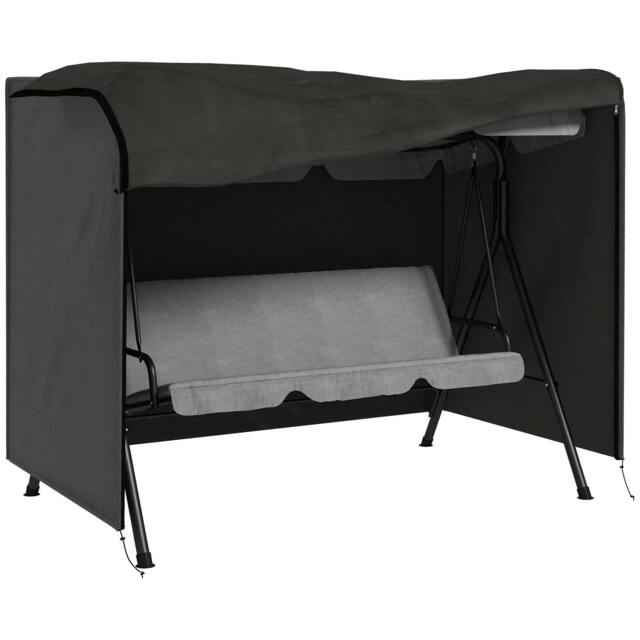 Rackhams 205 x 124cm Three-Seater Swing Chair Protective Cover Dark Grey - image 1