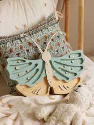 Rackhams Butterfly Lamp in Blue (19x35x5.5 cm) - Blue - One size - thumbnail 3