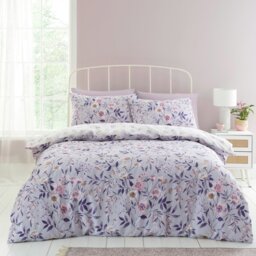 Rackhams Isadora Floral Reversible Duvet Cover Set - Natural - Double - thumbnail 3