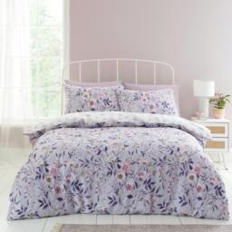 Rackhams Isadora Floral Reversible Duvet Cover Set - Natural - Double - thumbnail 4