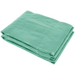 Rackhams 3 x 2 x 2m Greenhouse Replacement Cover ONLY Winter Garden Plant PE Cover for Tunnel Walk-in Greenhouse with Roll-up Windows Door Outdoor, Green - Green - thumbnail 1