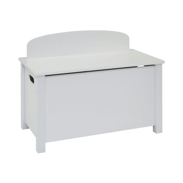 Rackhams Kid's Classic White Toy Box - White - image 1