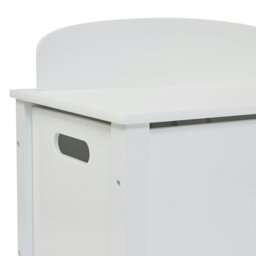 Rackhams Kid's Classic White Toy Box - White - thumbnail 6