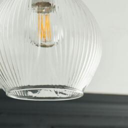 Rackhams Hamilton 3 Light Polished Chrome Semi Flush Ceiling Light - thumbnail 4