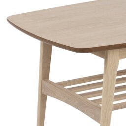 Rackhams Woodstock Coffee Table in Oak - 1 - Natural - Brown - thumbnail 4