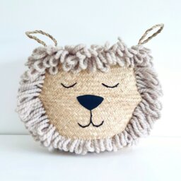 Rackhams Natural Lion Basket - Large - thumbnail 1