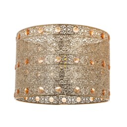 Rackhams Polished Gold Acrylic Gem Moroccan Style Chandelier Pendant Light Shade - thumbnail 2