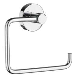 Rackhams Polished Chrome Toilet Roll Holder - thumbnail 1