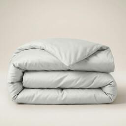 Rackhams Sateen Duvet Cover - Dark Grey - Single - thumbnail 2