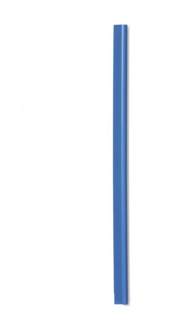 Rackhams SPINE BAR 60 Sheet Binding Bar for Unpunched Docs - 50 Pack - A4 Blue - image 1