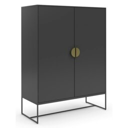 Rackhams Asia Sideboard 4 Doors in White - White - thumbnail 2