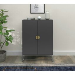 Rackhams Asia Sideboard 4 Doors in White - White - thumbnail 3