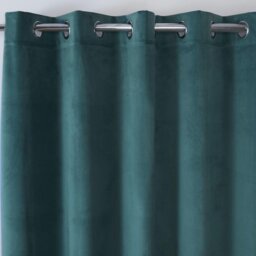 "Rackhams Casa Blue Eyelet Ready Made Eyelet Curtains - Blue - 90x90"" - Curtains" - thumbnail 3