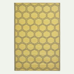 Rackhams Outdoor Rug Luxury Waterproof Reversible, For Garden, Honeycomb - 122 x 182 cm - thumbnail 1