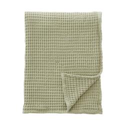 Rackhams Jaipur Chunky Waffle Cotton Blanket Throw Sage Green - 150 x 200 cm - Sage Green - thumbnail 5