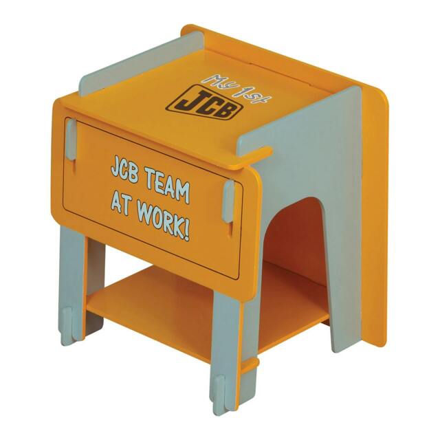 Rackhams JCB Bedside Unit, Orange - Yellow/Orange - Yellow/Orange - image 1